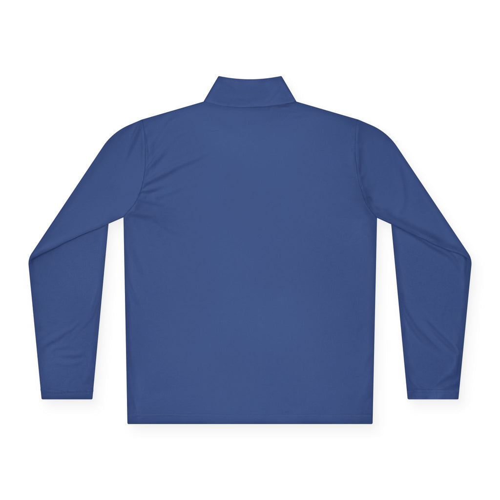 Sarcasm Club Quarter-Zip Pullover — Minimal Embroidered Chest Design