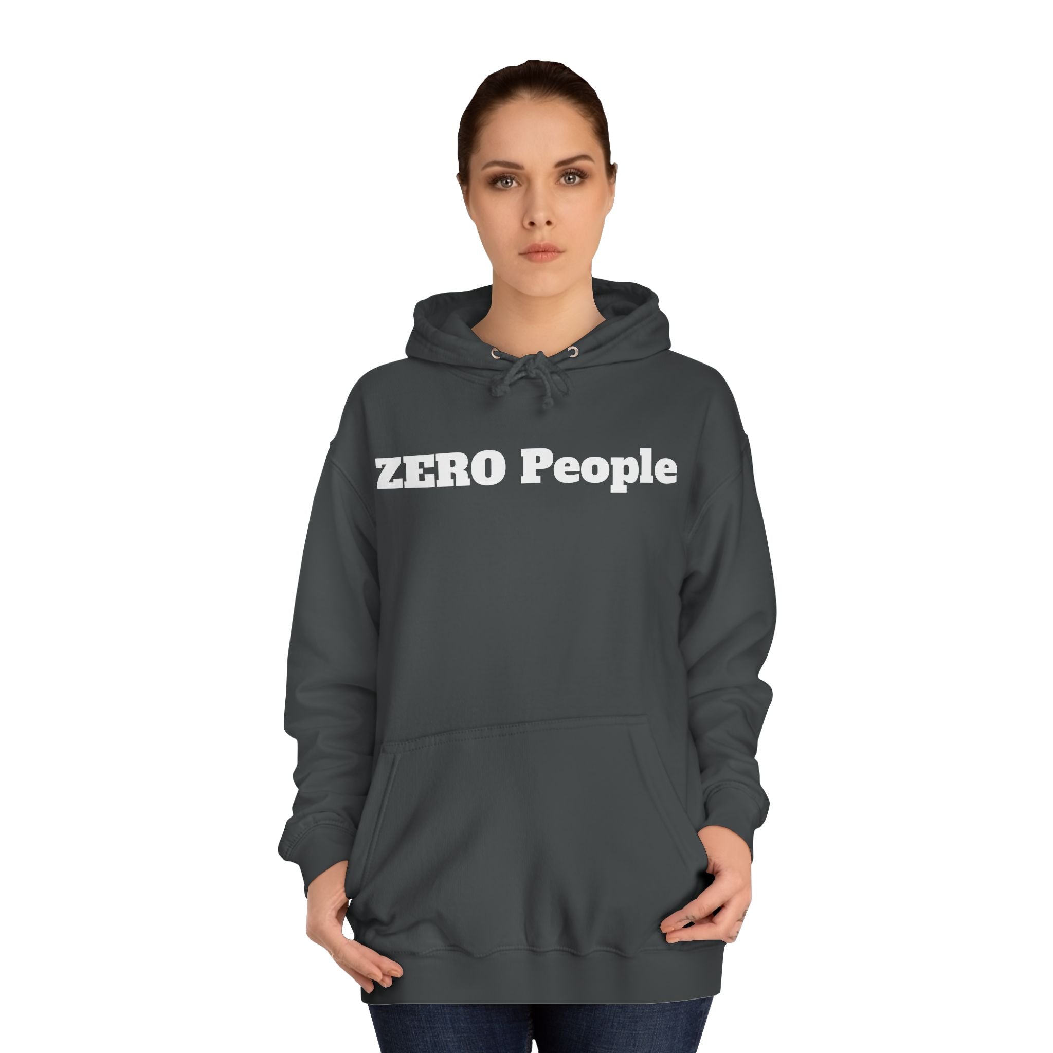 Copy of ZERO People Hoodie — Minimalist Statement Pullover