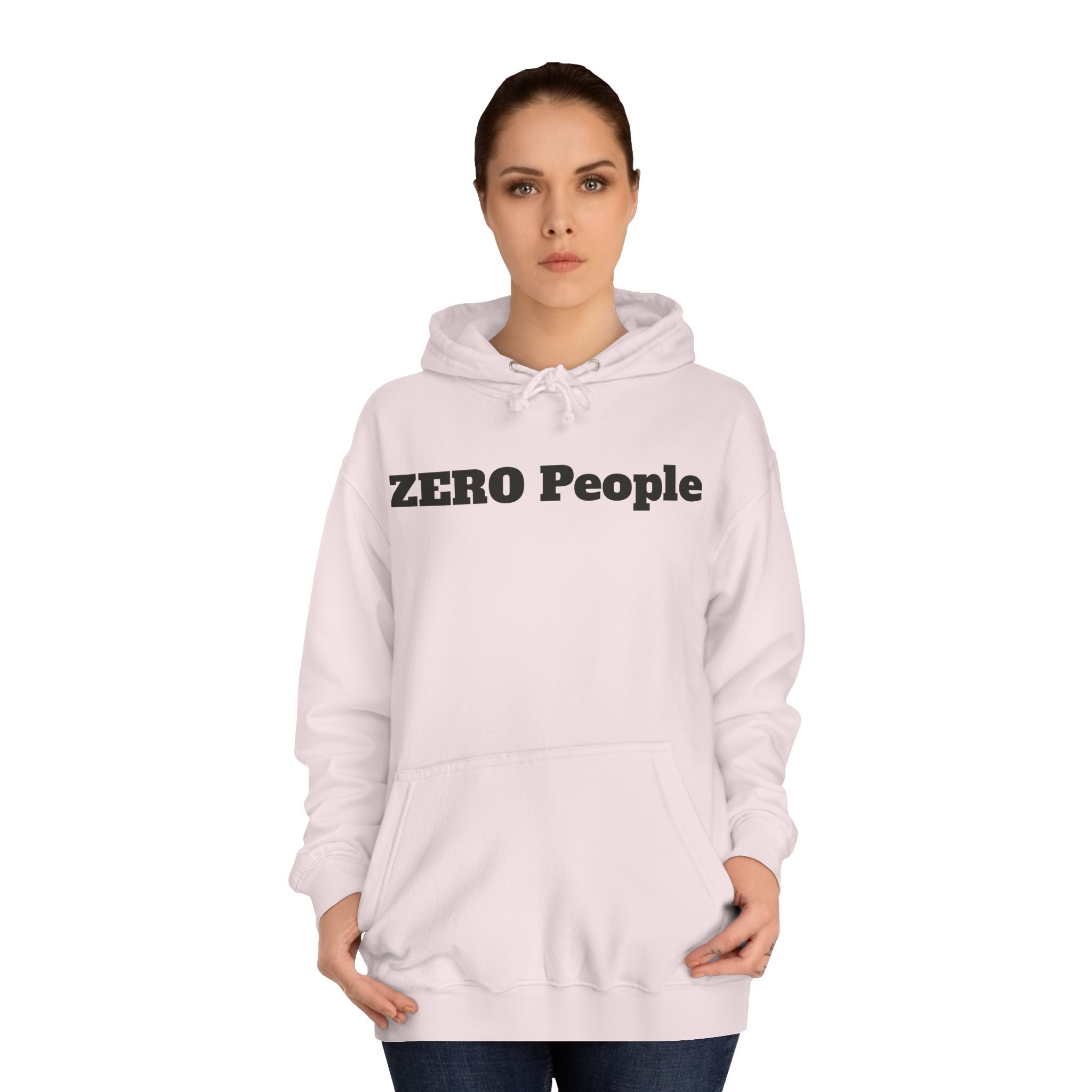 ZERO People Hoodie — Minimalist Statement Pullover