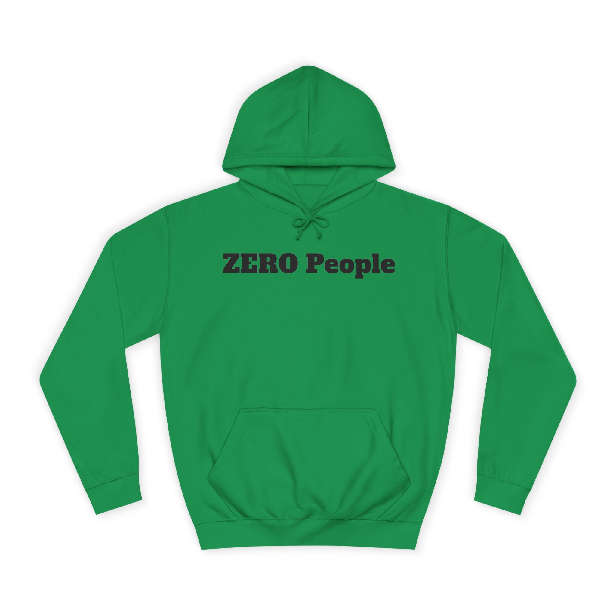 ZERO People Hoodie — Minimalist Statement Pullover