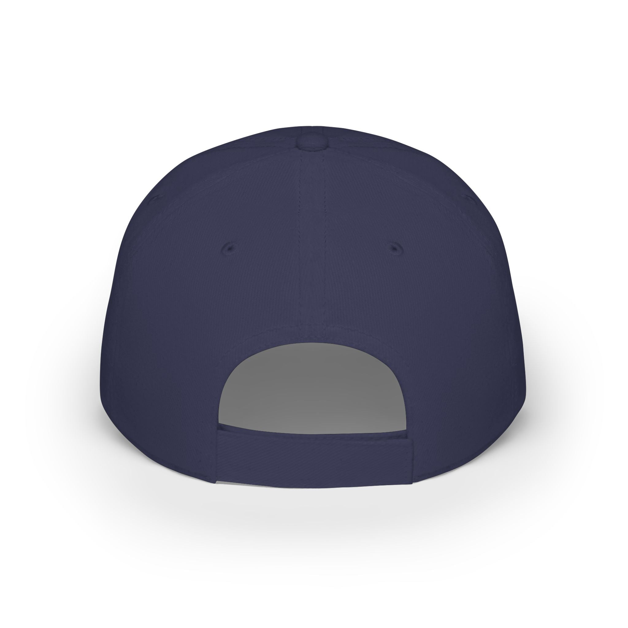 Low Profile Baseball Cap — "Say It Back" Circular Text Embroidered Logo