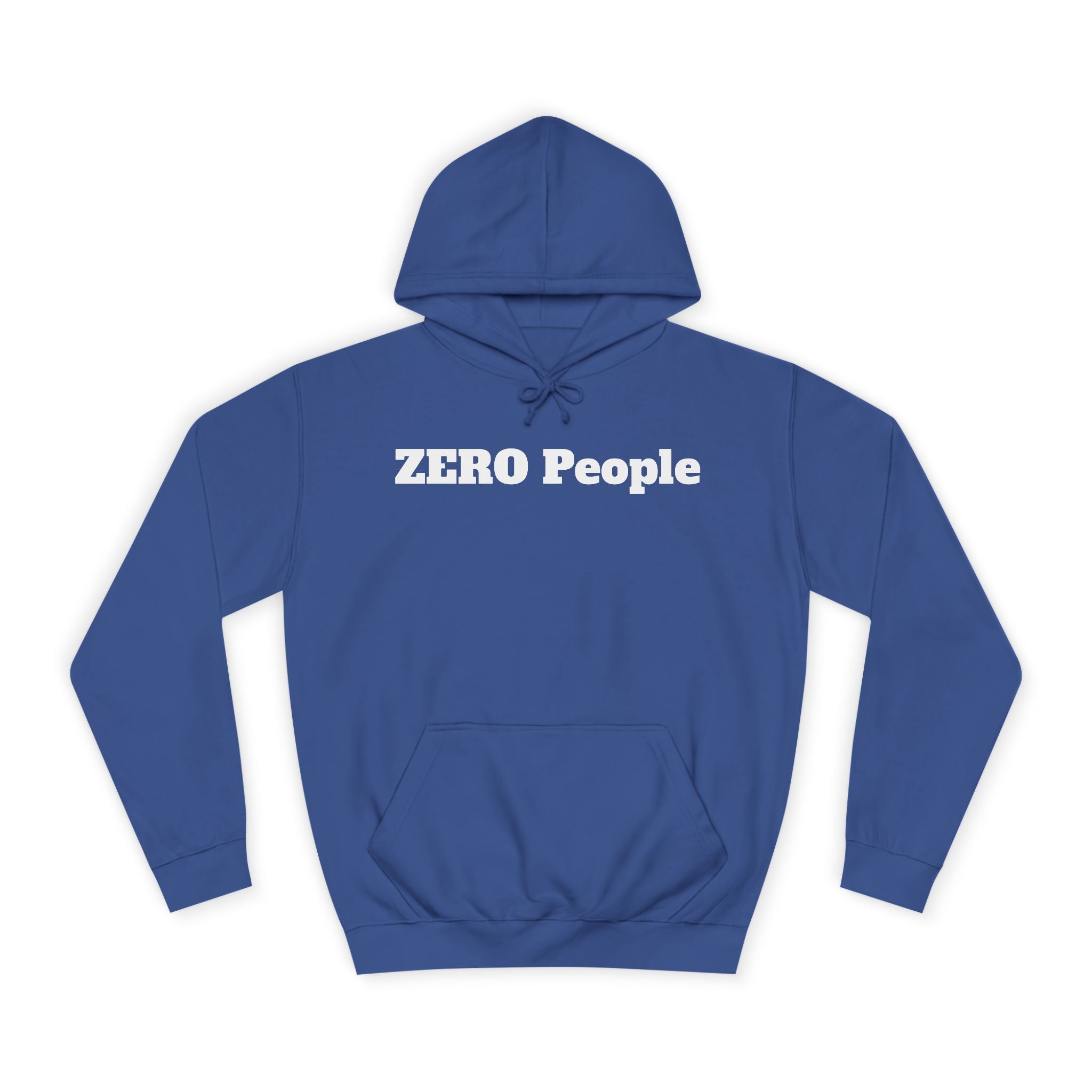 Copy of ZERO People Hoodie — Minimalist Statement Pullover