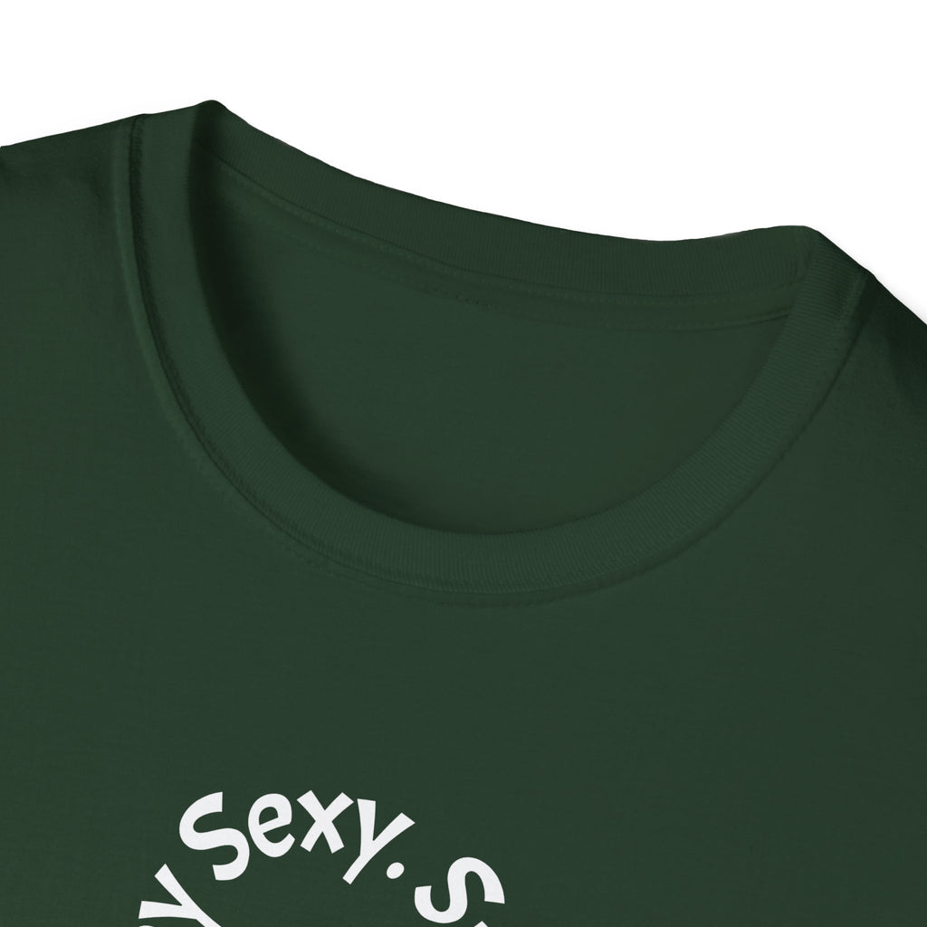 Sexy, Say It Back T-Shirt | Minimal Circular Text Tee