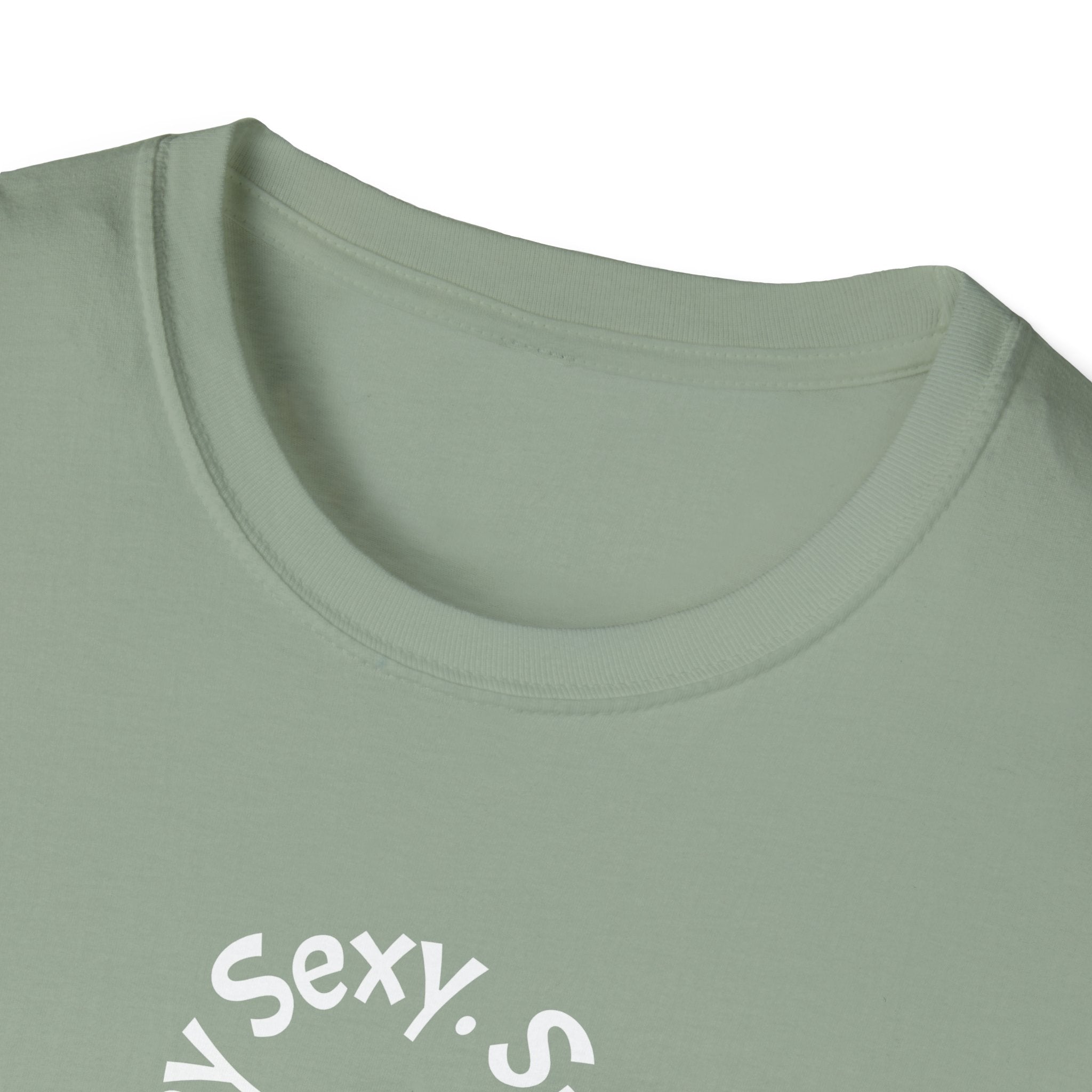 Sexy, Say It Back T-Shirt | Minimal Circular Text Tee