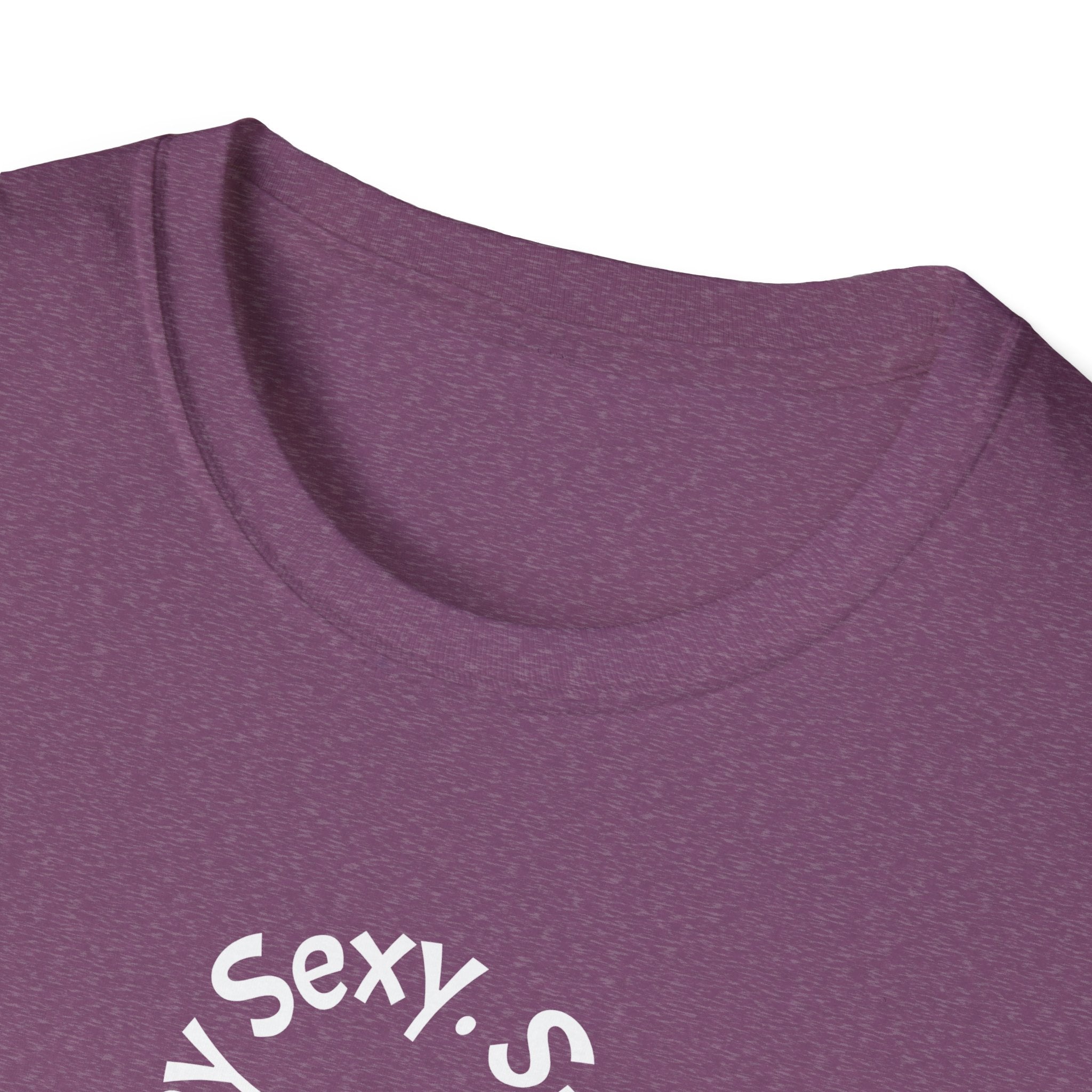 Sexy, Say It Back T-Shirt | Minimal Circular Text Tee