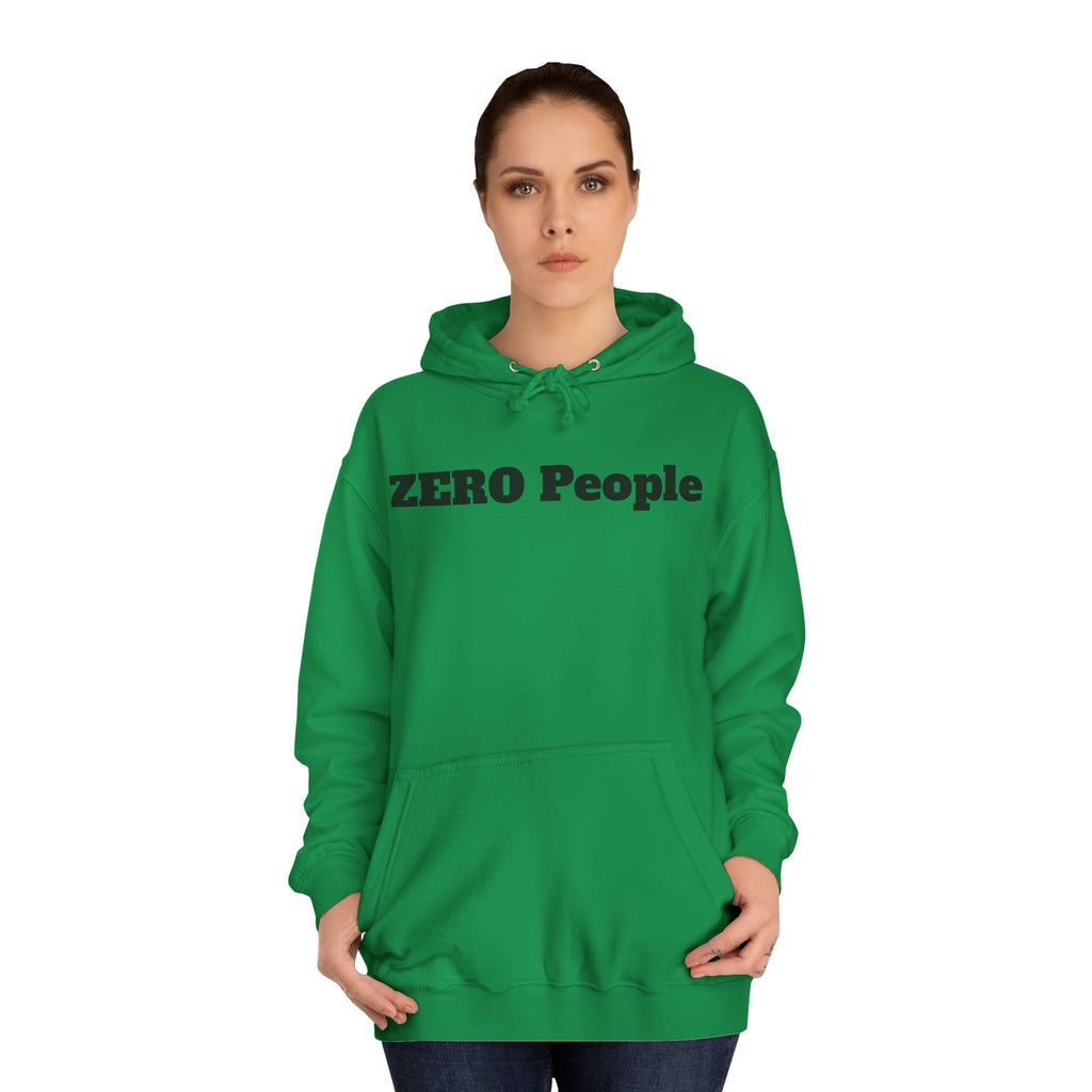 ZERO People Hoodie — Minimalist Statement Pullover