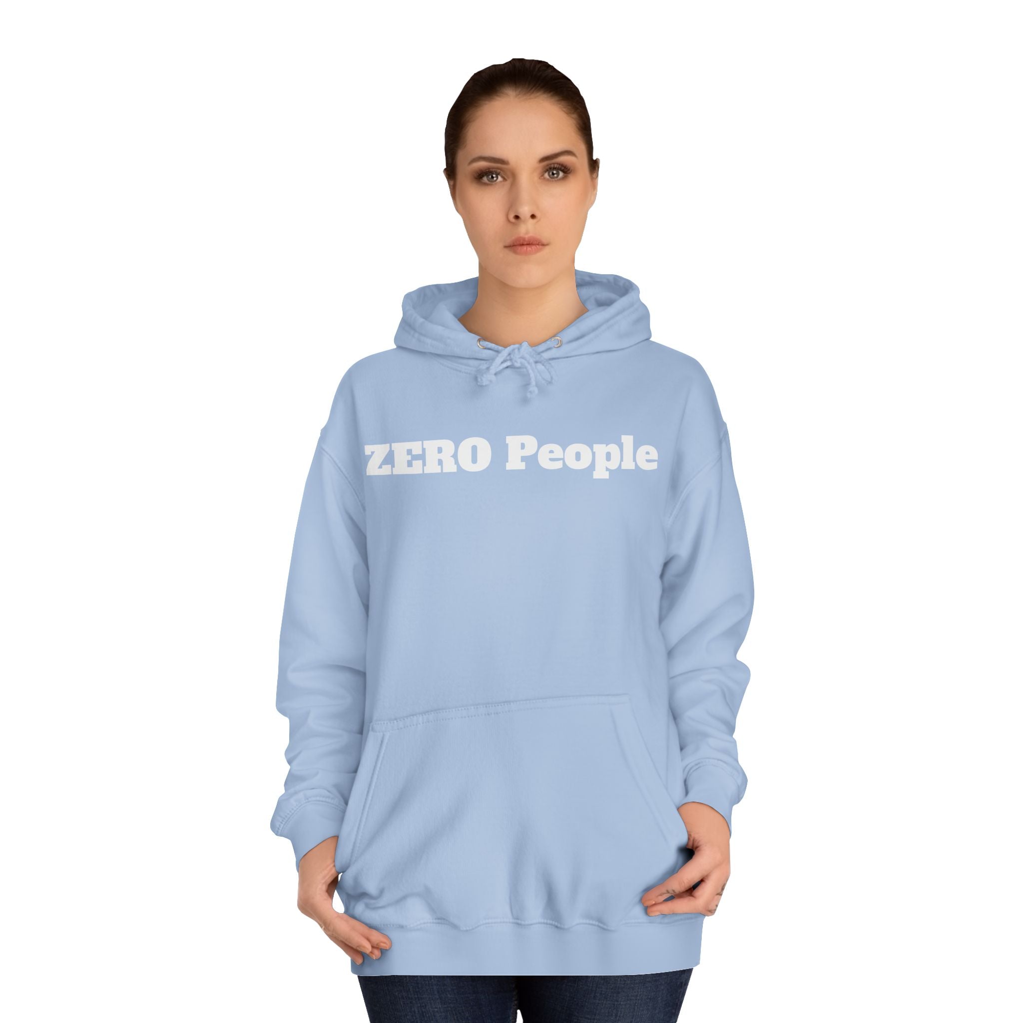 Copy of ZERO People Hoodie — Minimalist Statement Pullover
