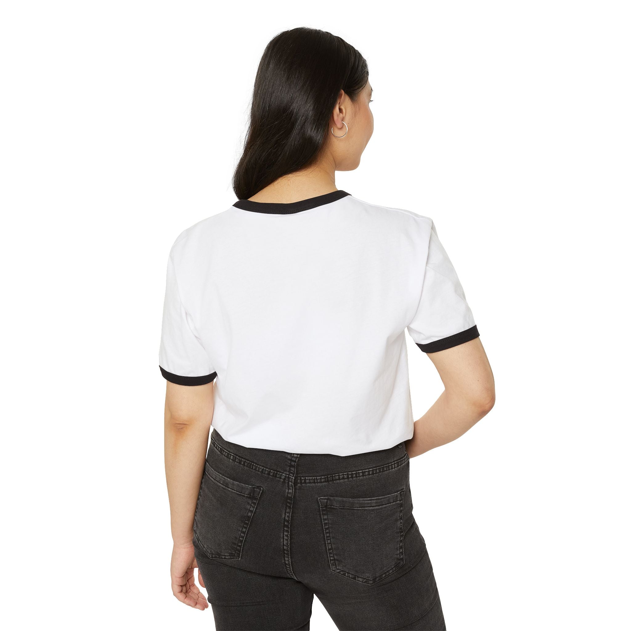 Zero People Ringer Tee — Vintage-Inspired Funny Statement T‑Shirt