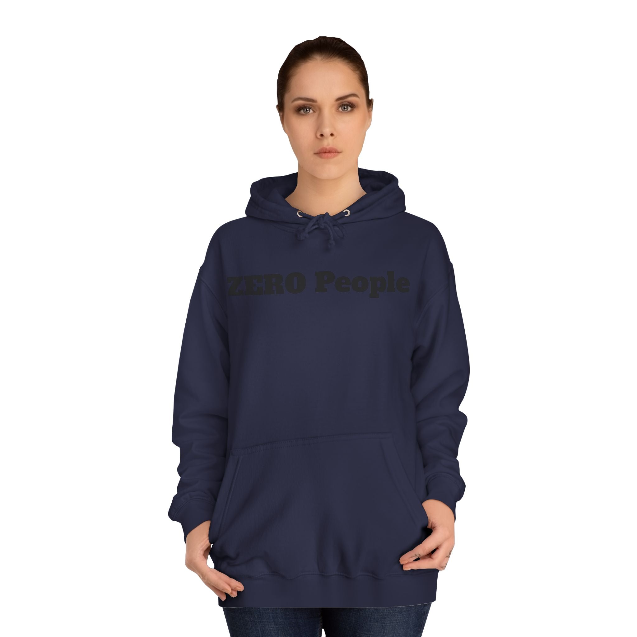 ZERO People Hoodie — Minimalist Statement Pullover
