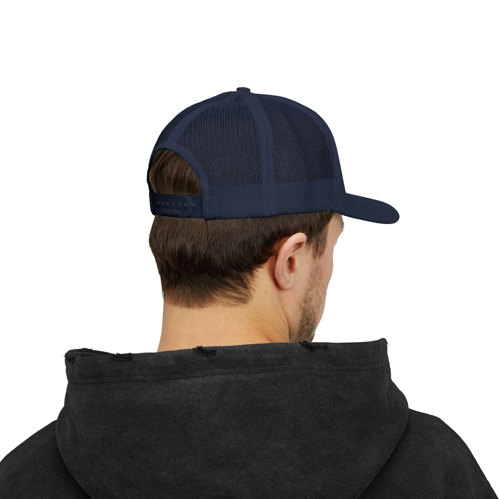 Trucker Cap — "No One Cares!" Embroidered Mesh Snapback