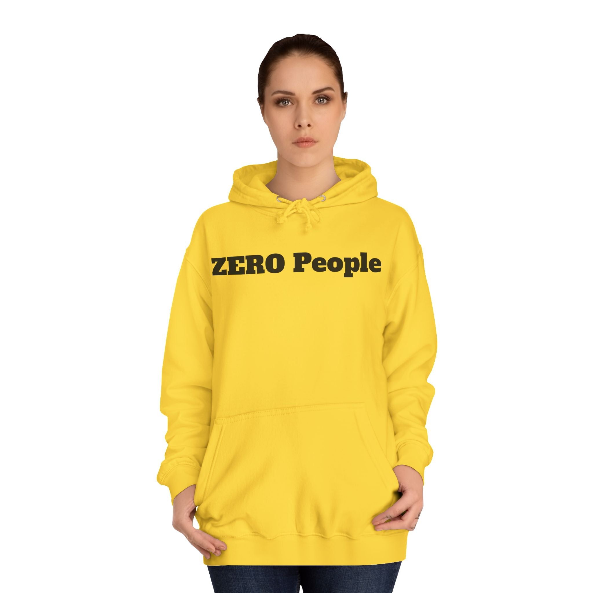ZERO People Hoodie — Minimalist Statement Pullover