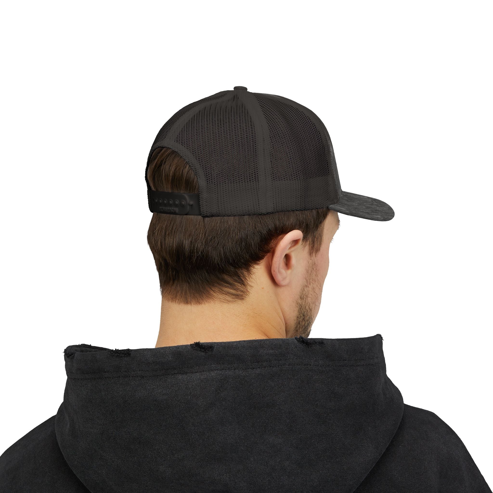 Trucker Cap — "No One Cares!" Embroidered Mesh Snapback
