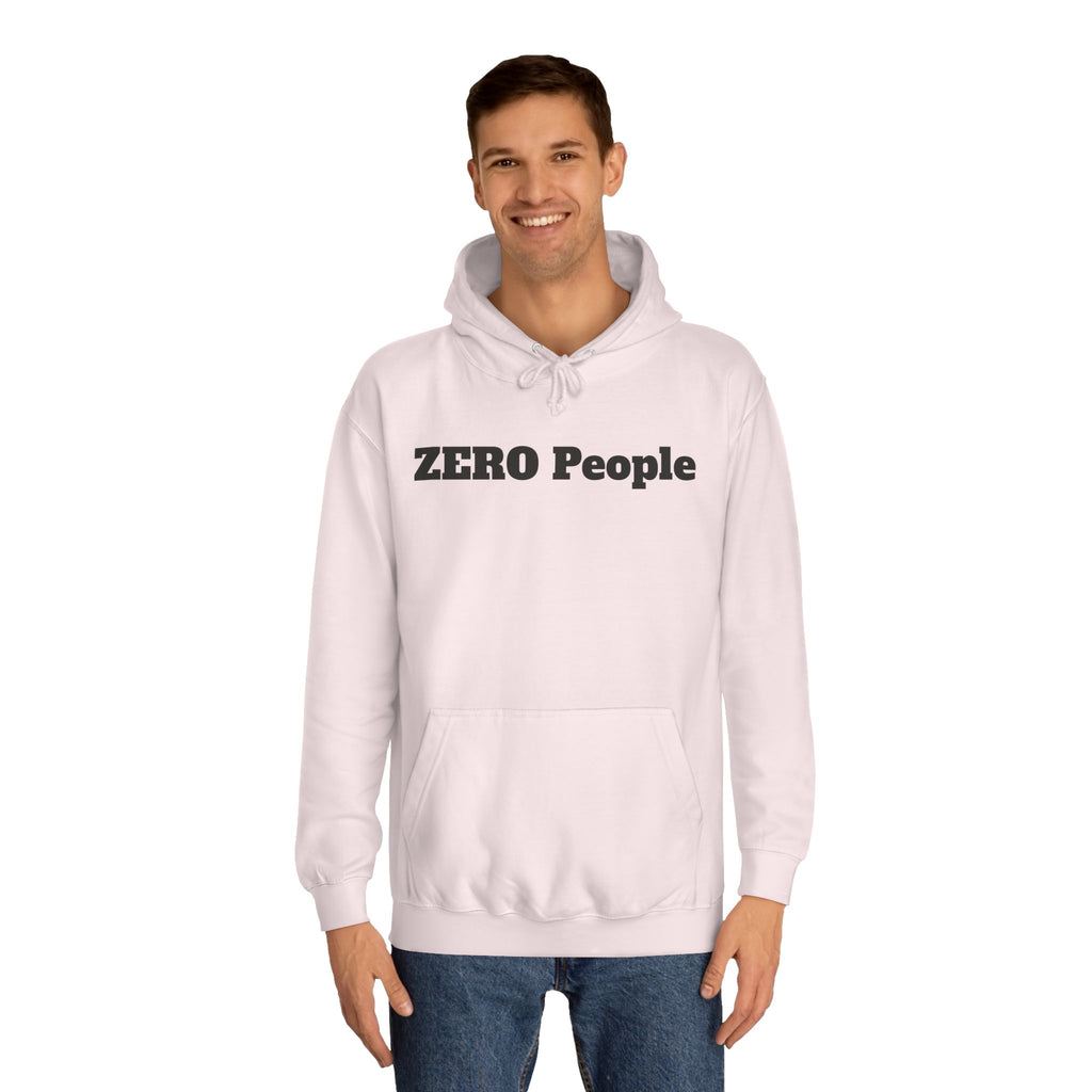 ZERO People Hoodie — Minimalist Statement Pullover