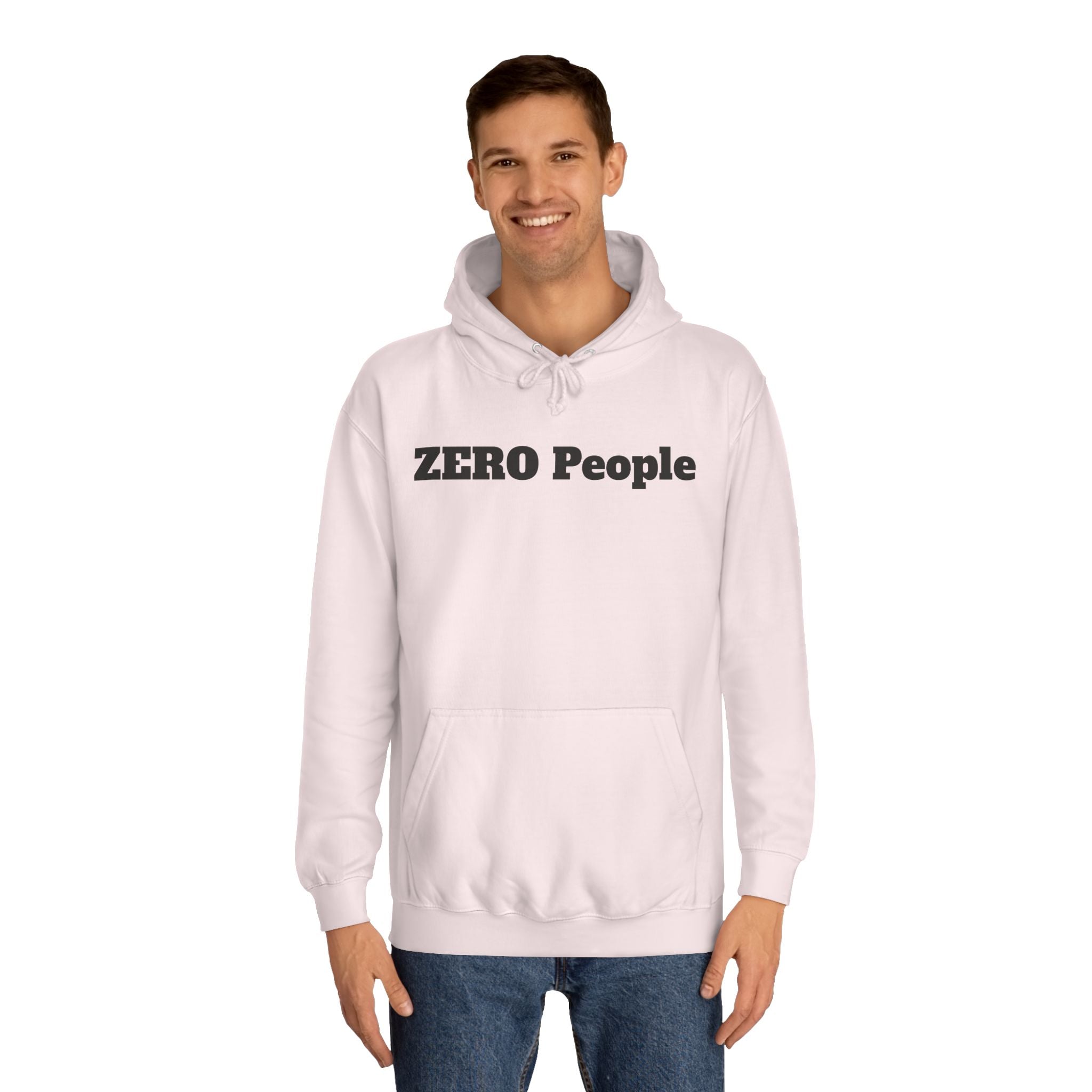ZERO People Hoodie — Minimalist Statement Pullover