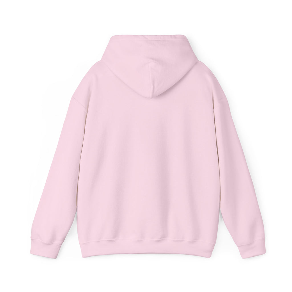 Hoodie "Say It Baby Sexy" Circular Text Graphic – Minimal White Pullover