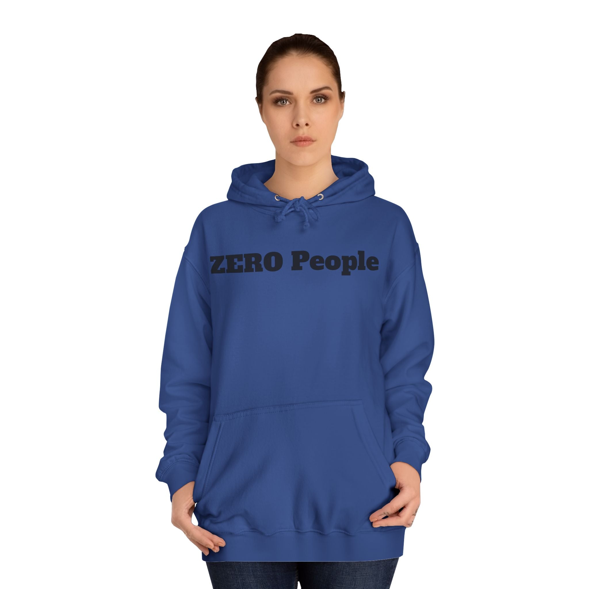 ZERO People Hoodie — Minimalist Statement Pullover