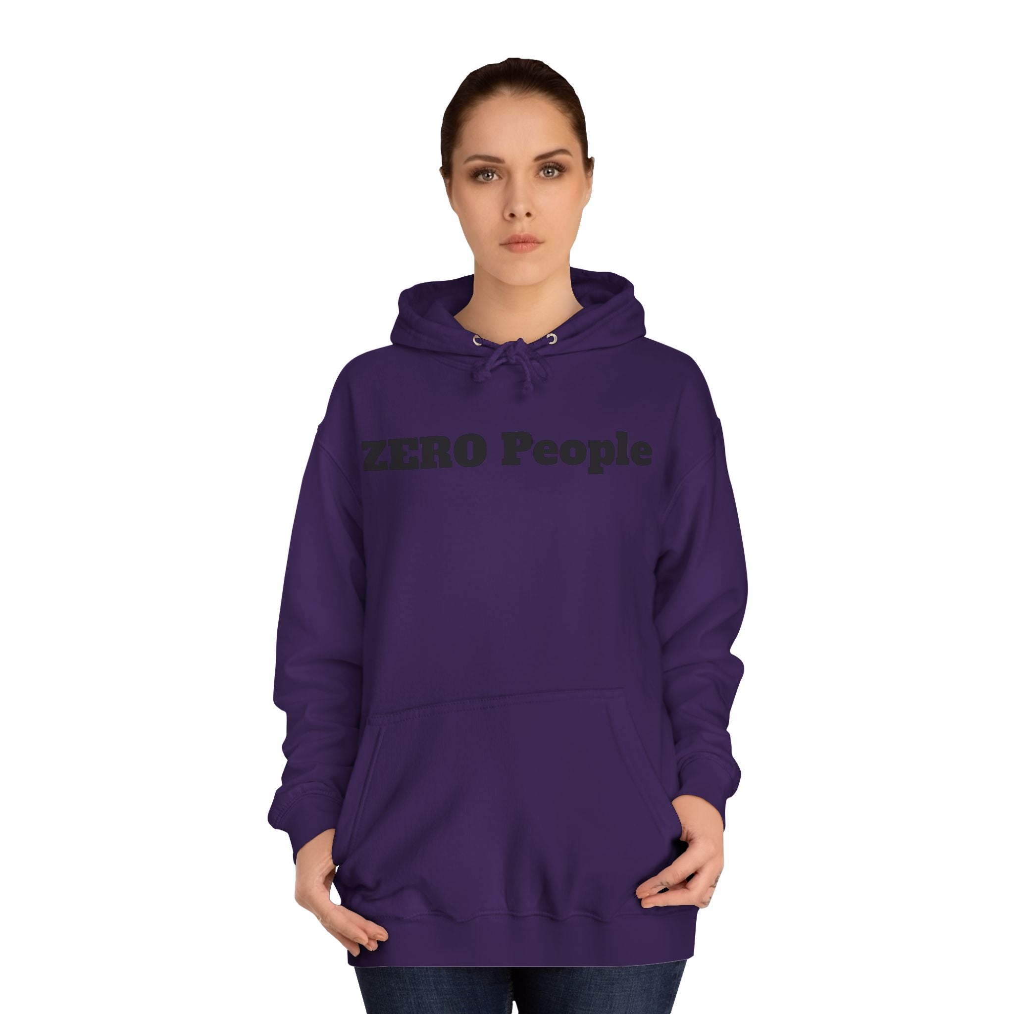 ZERO People Hoodie — Minimalist Statement Pullover