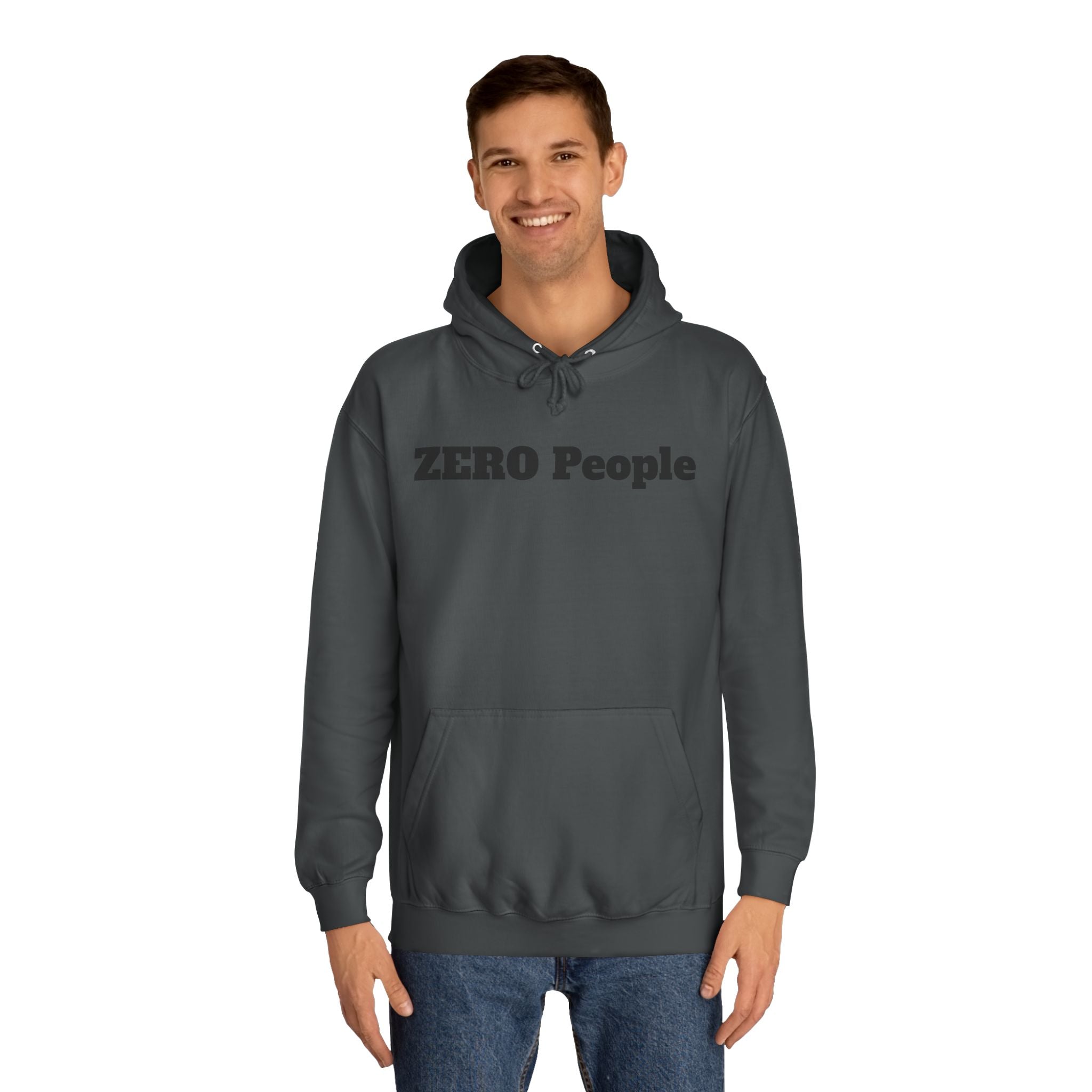 ZERO People Hoodie — Minimalist Statement Pullover