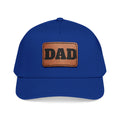 Dad Leather Patch Baseball Cap — Rustic Fathers Day Hat