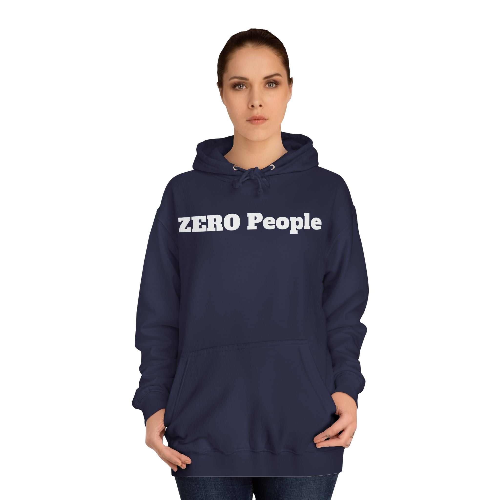 Copy of ZERO People Hoodie — Minimalist Statement Pullover