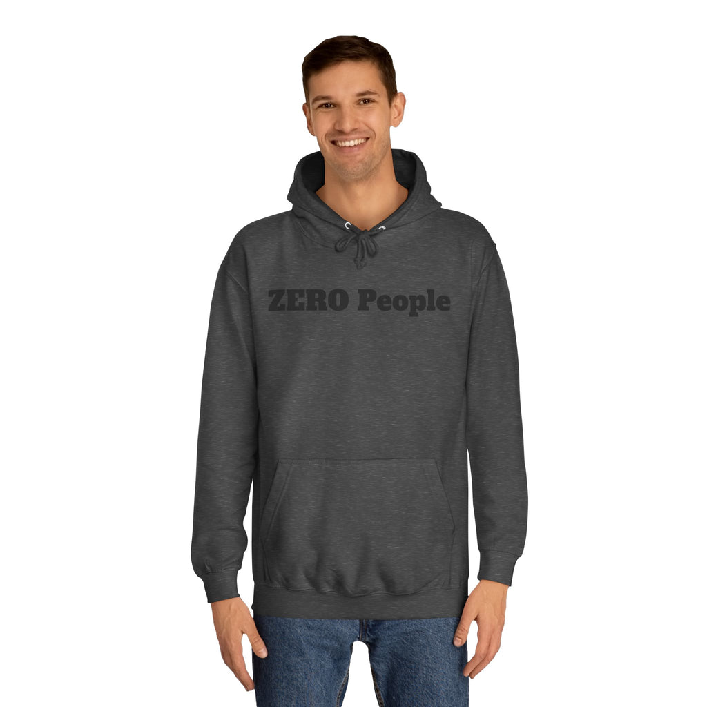 ZERO People Hoodie — Minimalist Statement Pullover