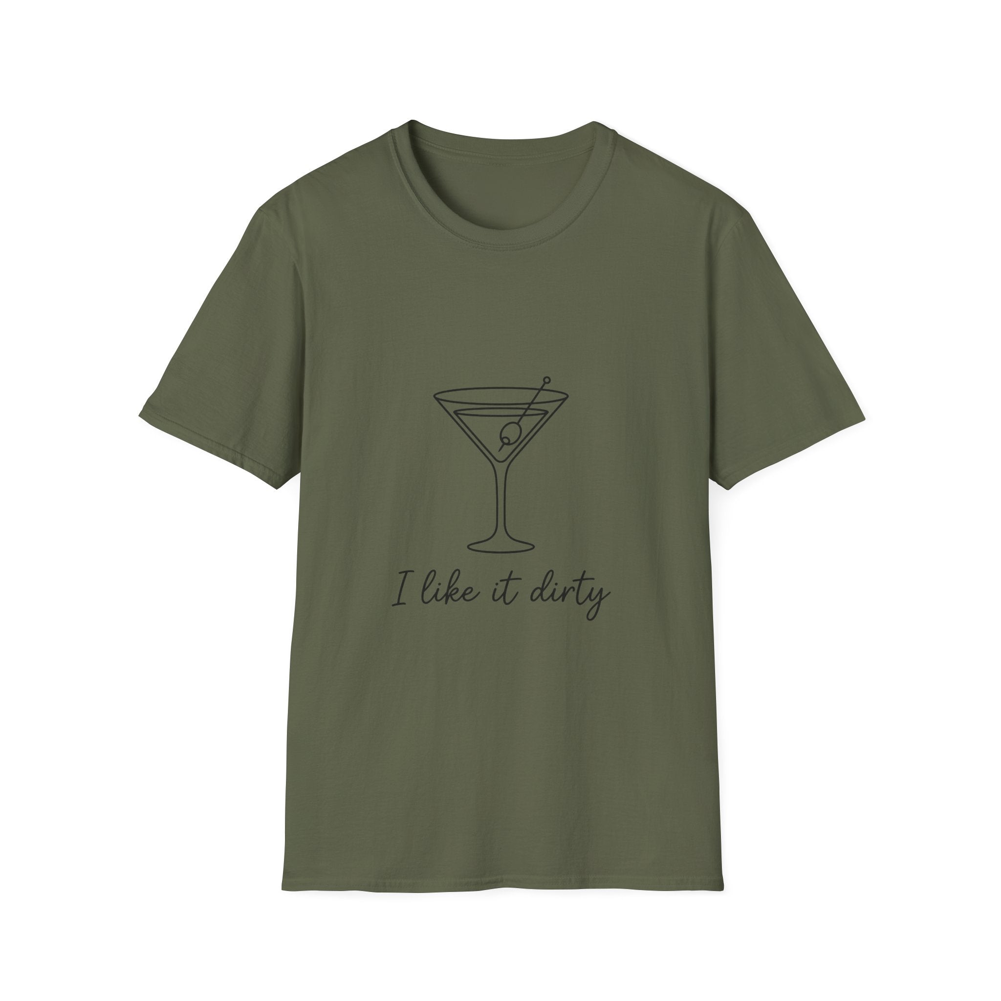 T-Shirt — I Like It Dirty Martini Graphic Tee