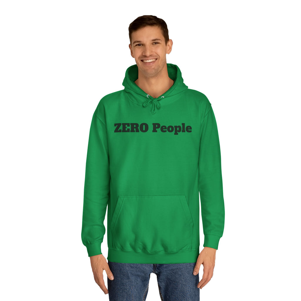 ZERO People Hoodie — Minimalist Statement Pullover