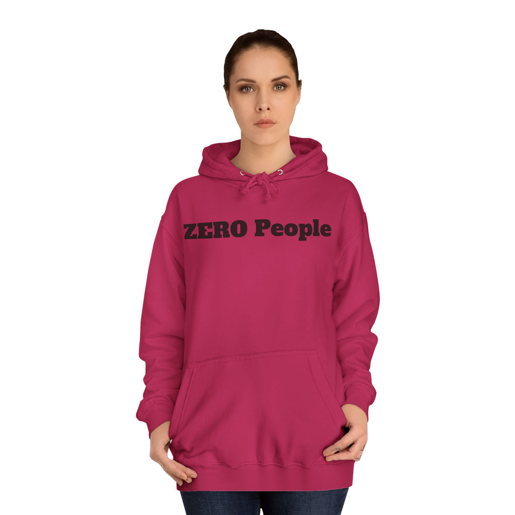 ZERO People Hoodie — Minimalist Statement Pullover