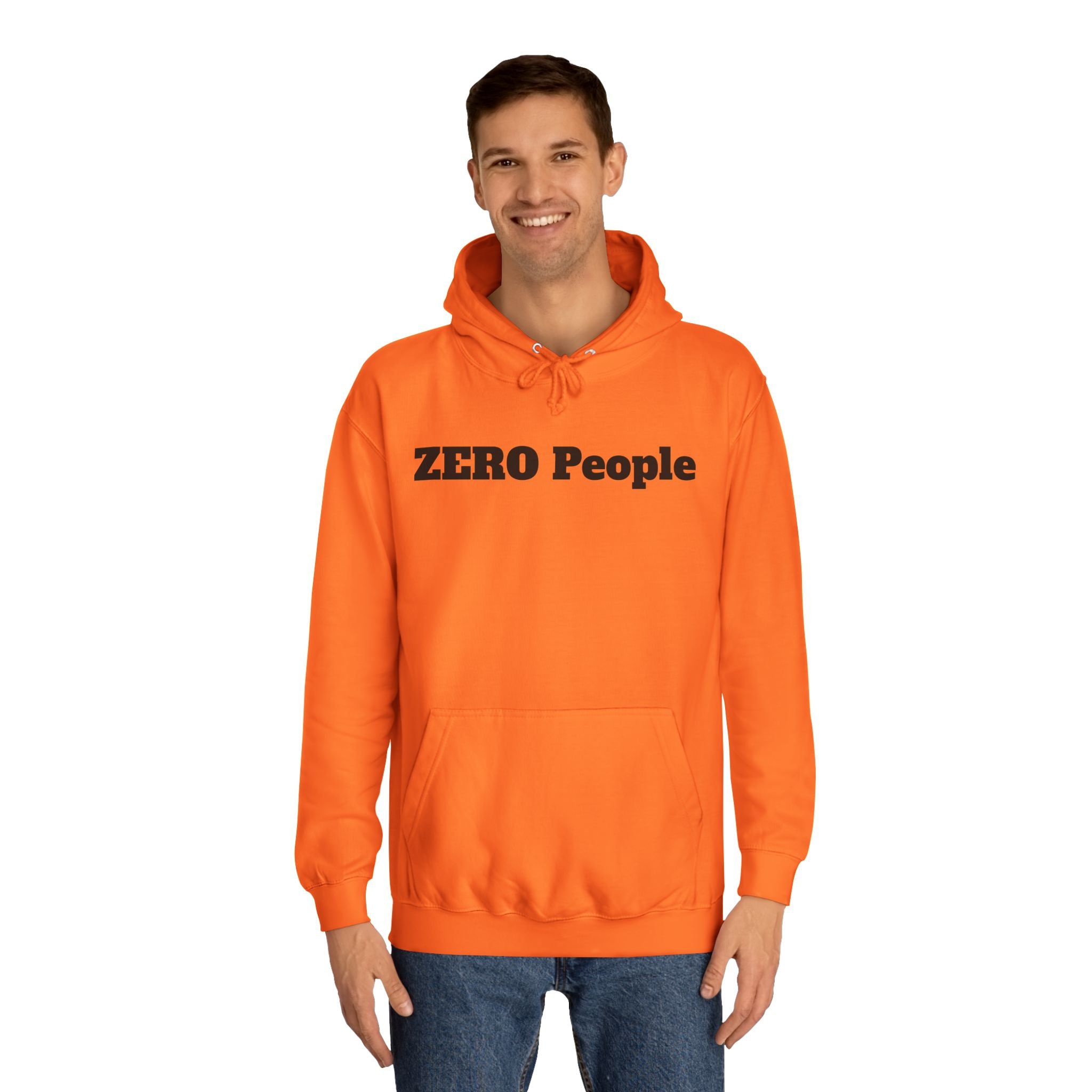 ZERO People Hoodie — Minimalist Statement Pullover