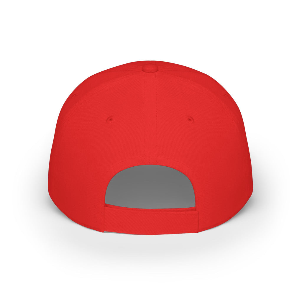 Low Profile Baseball Cap — "Say It Back" Circular Text Embroidered Logo