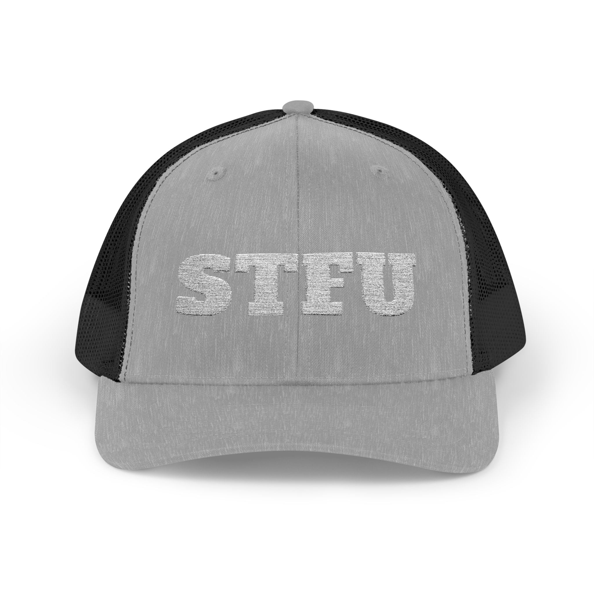 STFU Trucker Cap — Embroidered Snapback Hat