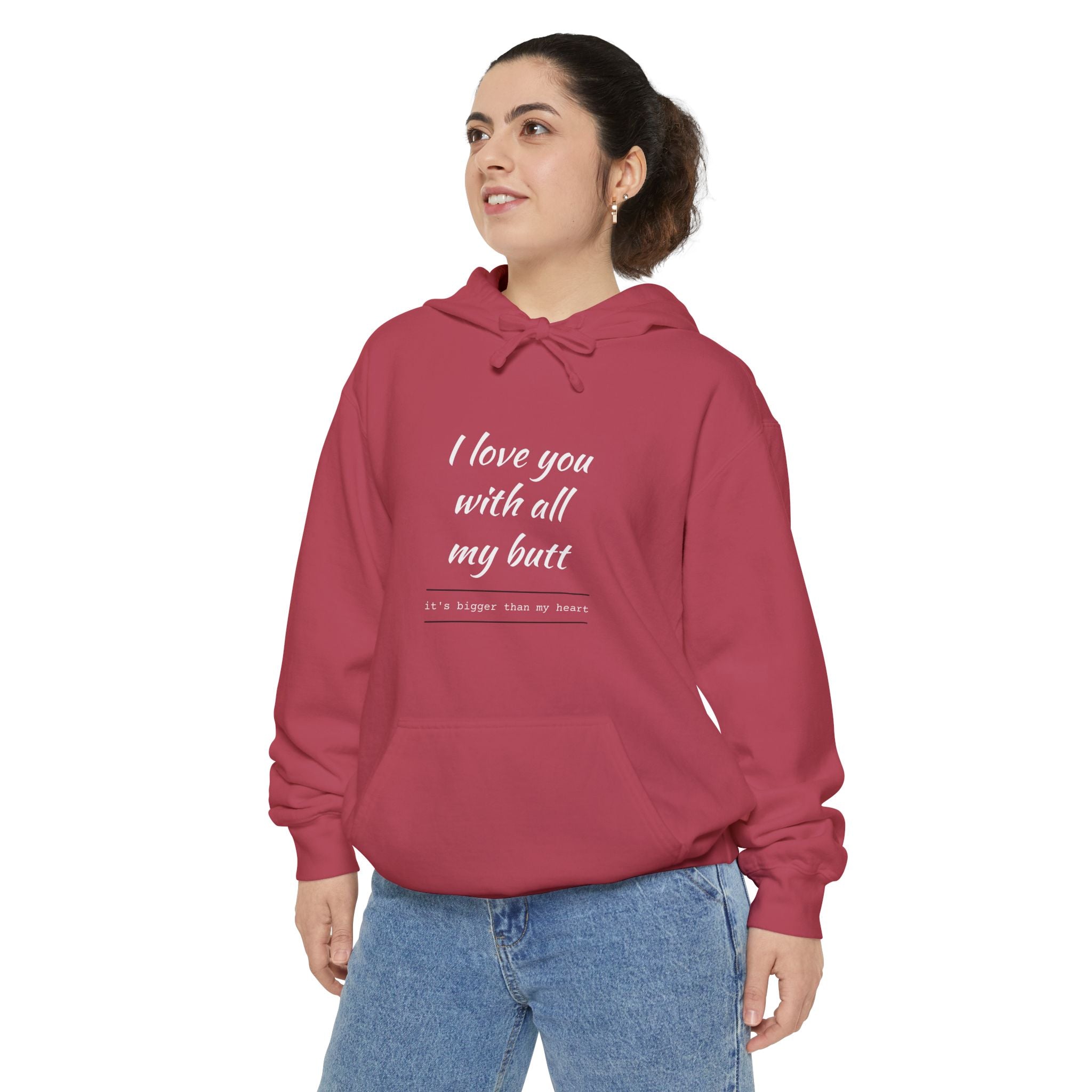 Hoodie — Red Heart "You Are Literally The Only Person I Like" Valentine Pullover