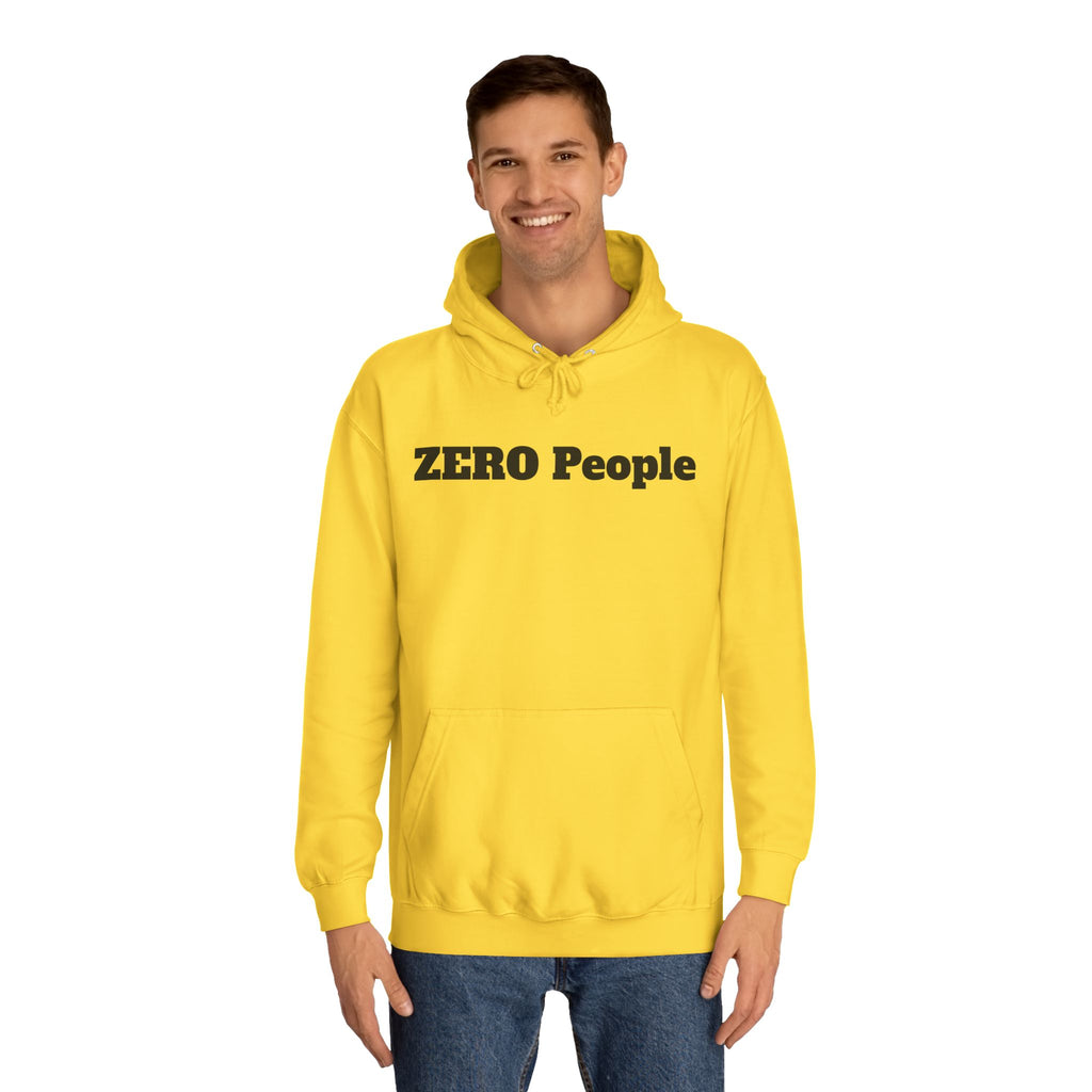 ZERO People Hoodie — Minimalist Statement Pullover