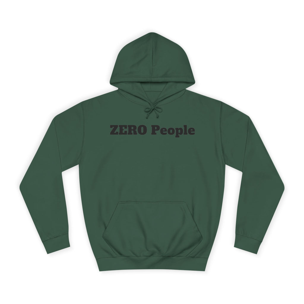 ZERO People Hoodie — Minimalist Statement Pullover