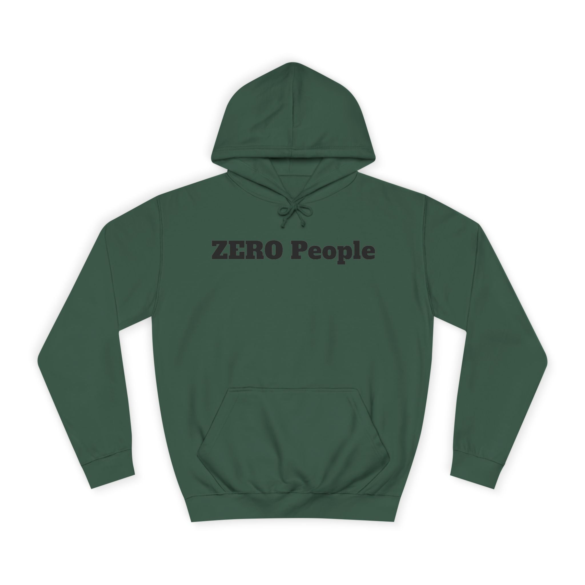 ZERO People Hoodie — Minimalist Statement Pullover