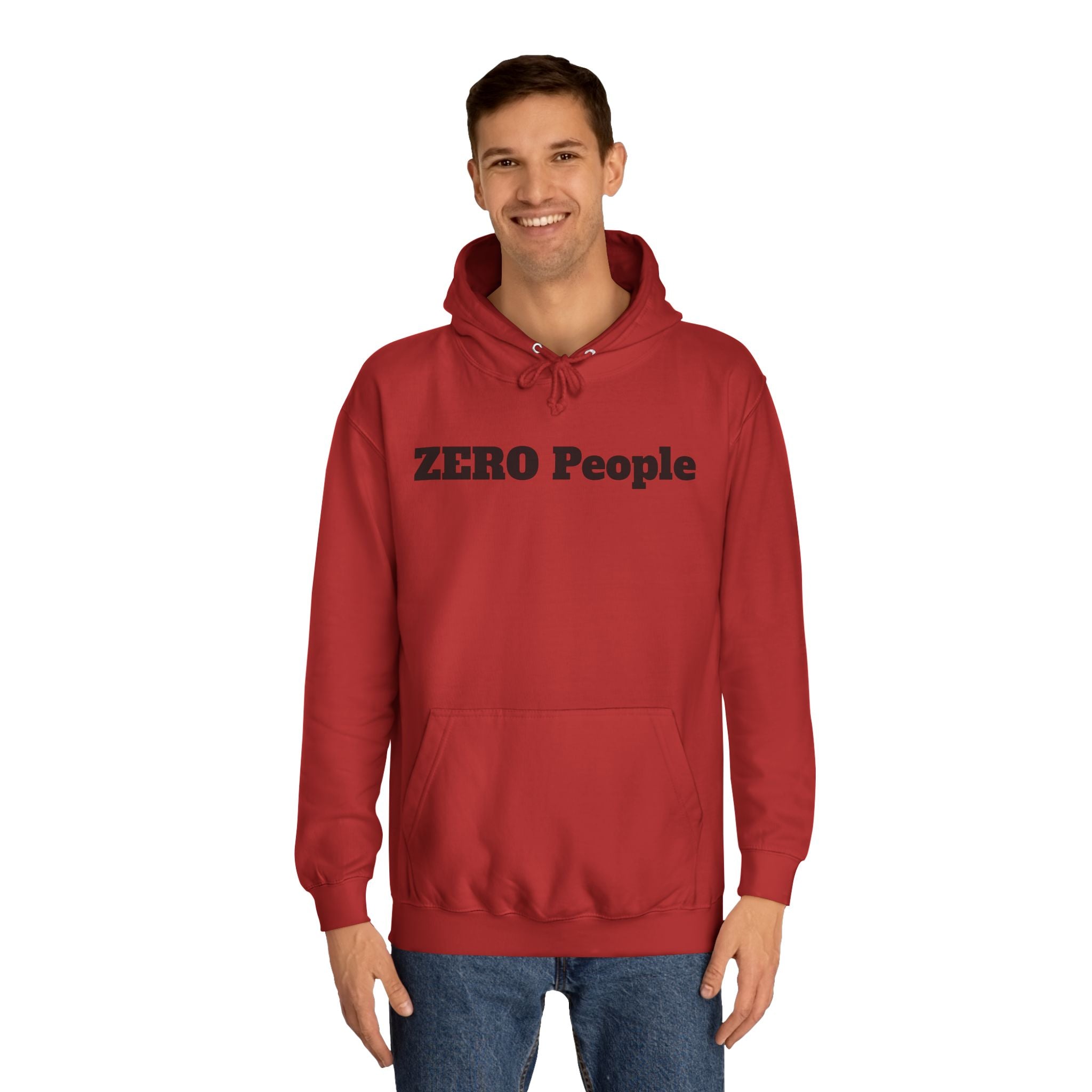 ZERO People Hoodie — Minimalist Statement Pullover
