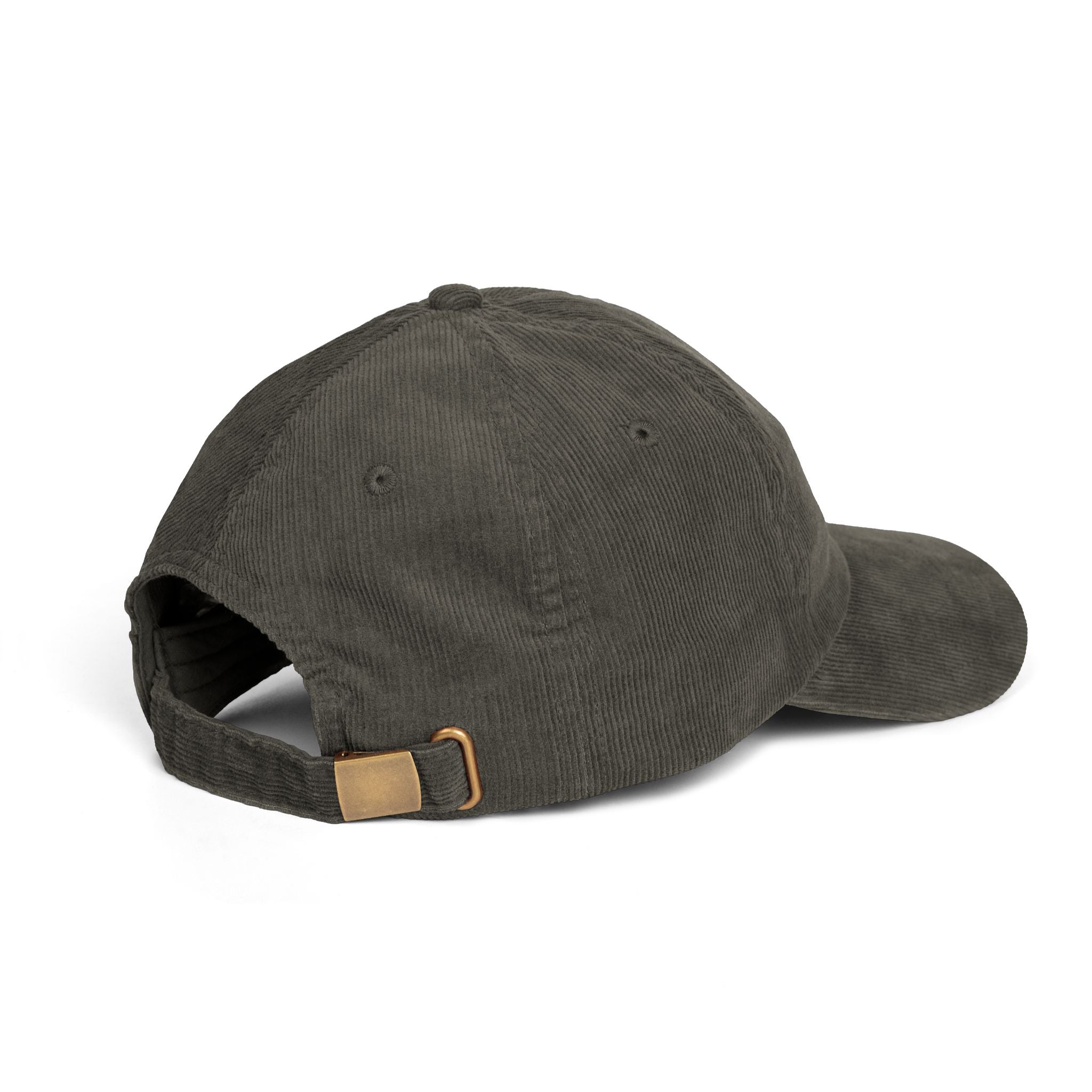 Sips Happen Embroidered Corduroy Cap — Vintage Wine & Coffee Dad Hat