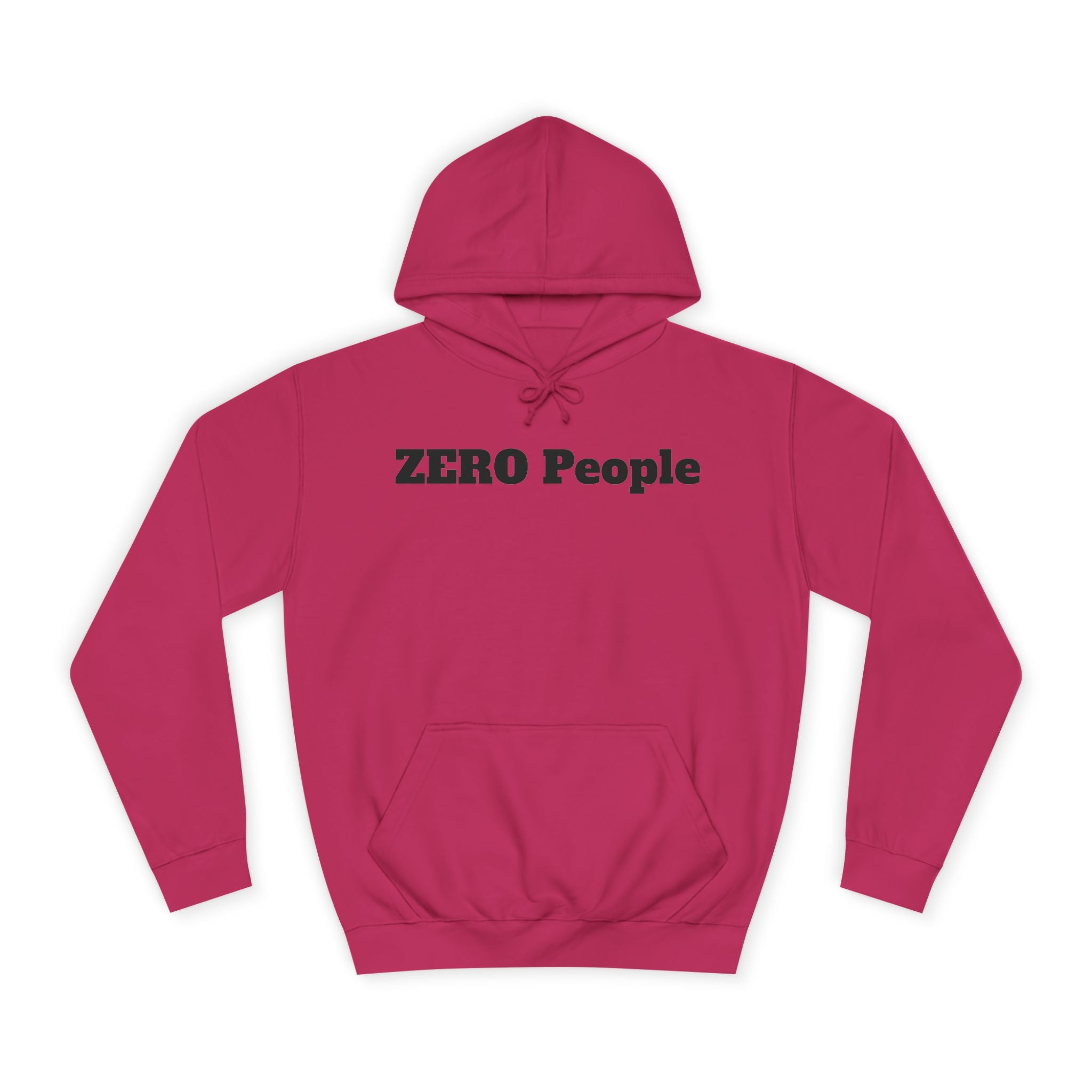ZERO People Hoodie — Minimalist Statement Pullover