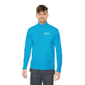 Sarcasm Club Quarter-Zip Pullover — Minimal Embroidered Chest Design