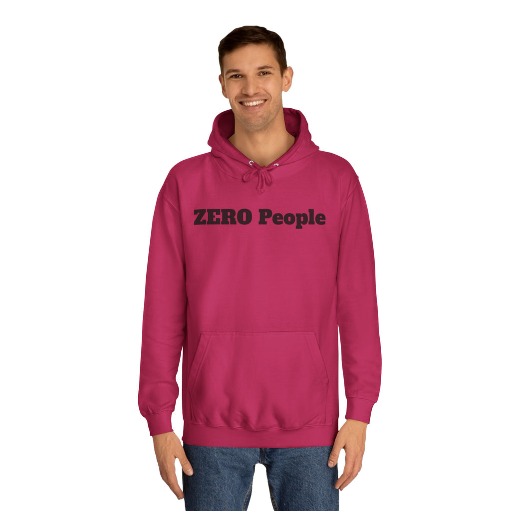 ZERO People Hoodie — Minimalist Statement Pullover