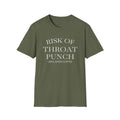 Throat Punch Until Given Coffee T‑Shirt — Funny Coffee Lover Tee