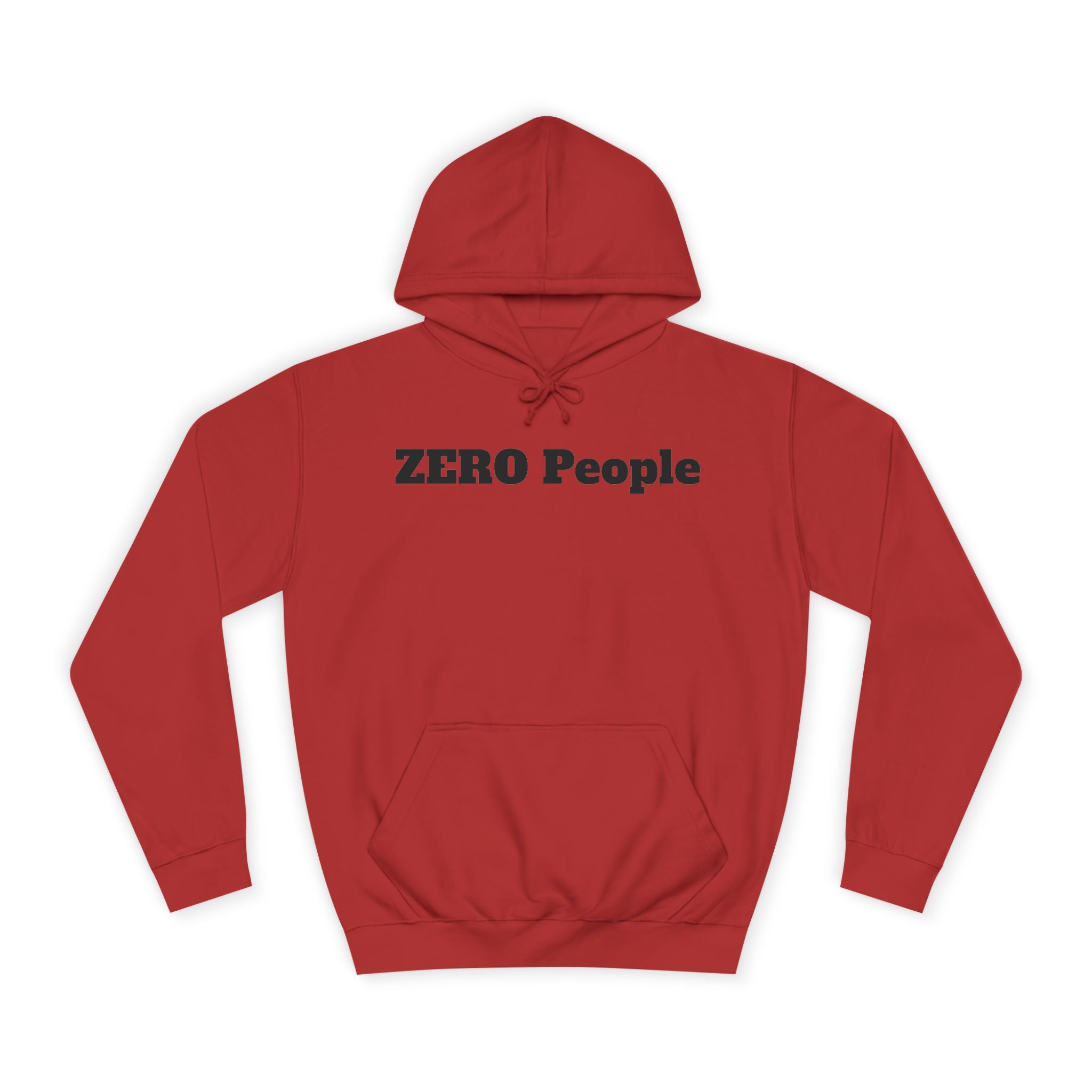 ZERO People Hoodie — Minimalist Statement Pullover