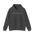 Hoodie — “Give your dog a hug for me.” Minimalist Comfort Dog Lover Sweatshirt