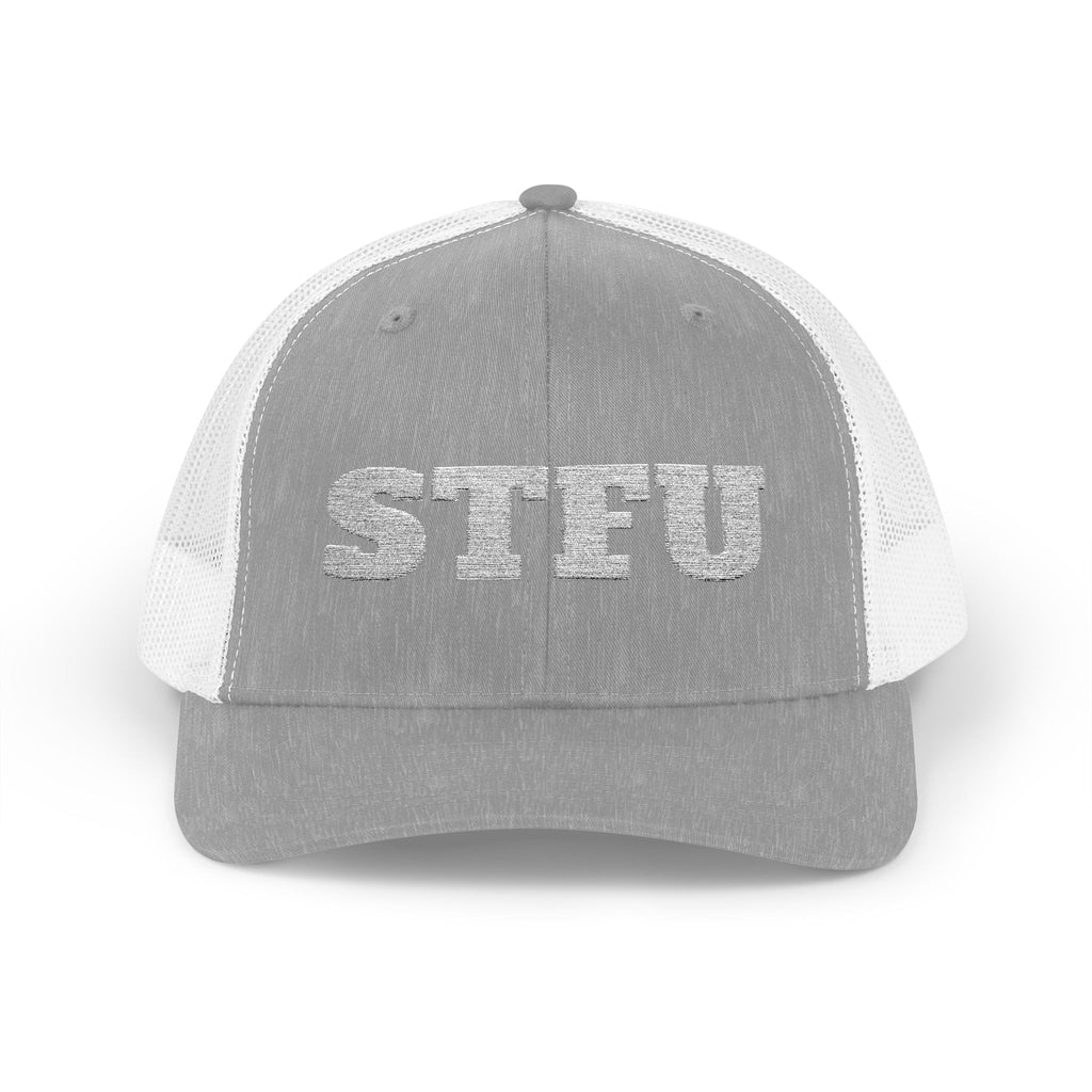 STFU Trucker Cap — Embroidered Snapback Hat