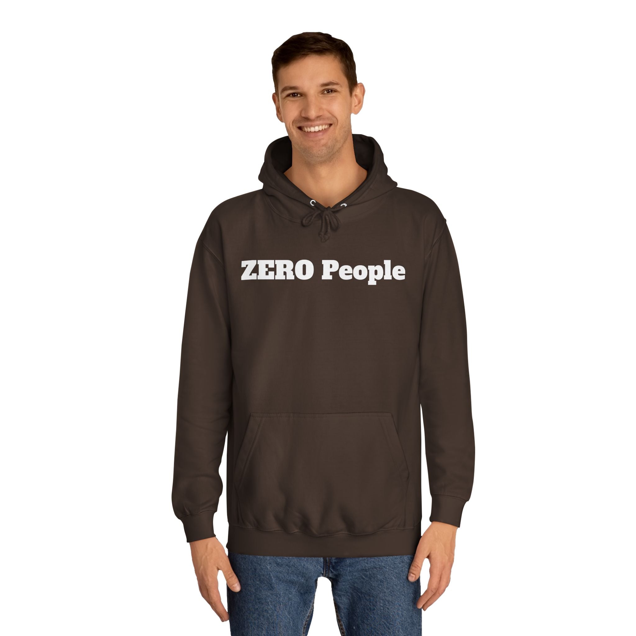 Copy of ZERO People Hoodie — Minimalist Statement Pullover