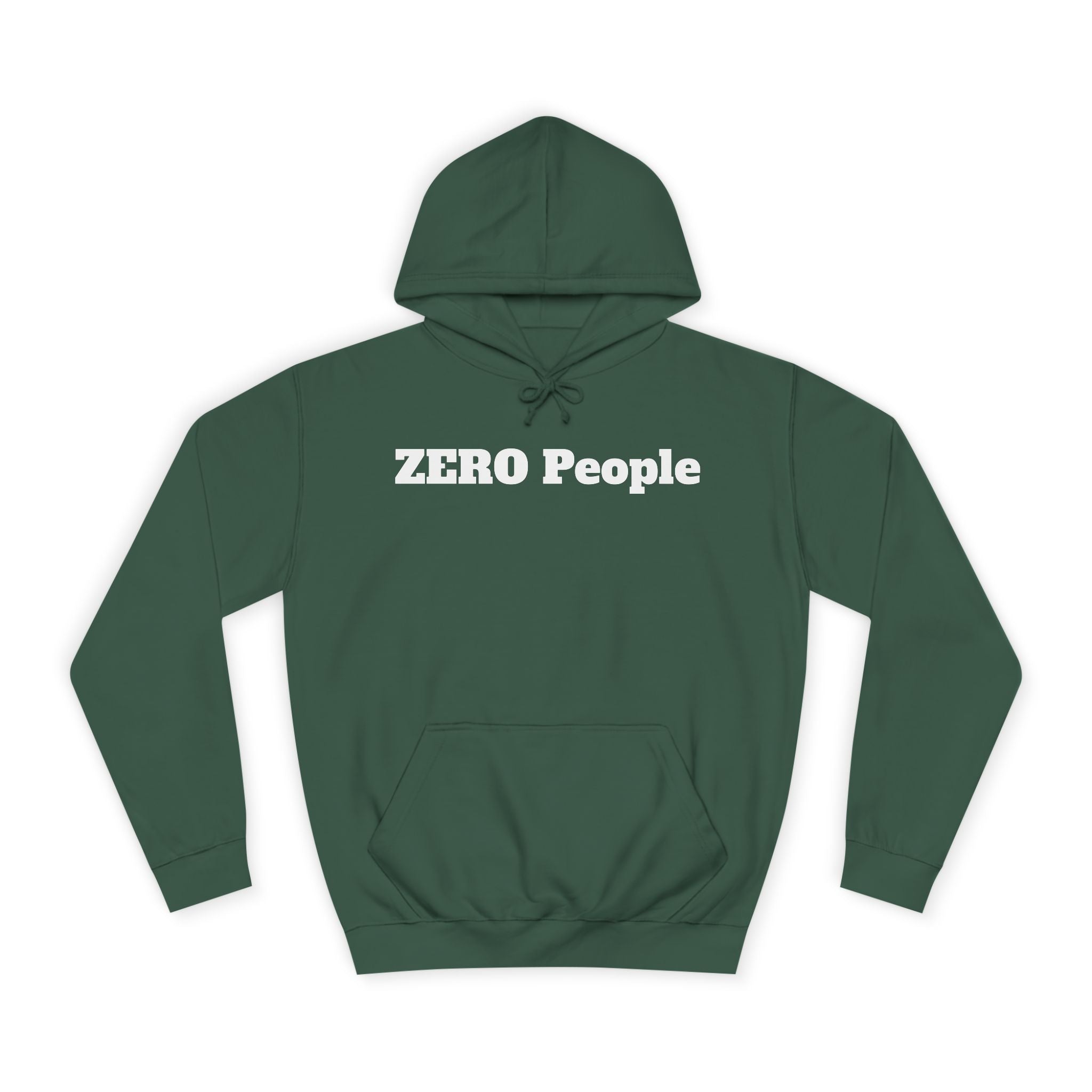 Copy of ZERO People Hoodie — Minimalist Statement Pullover