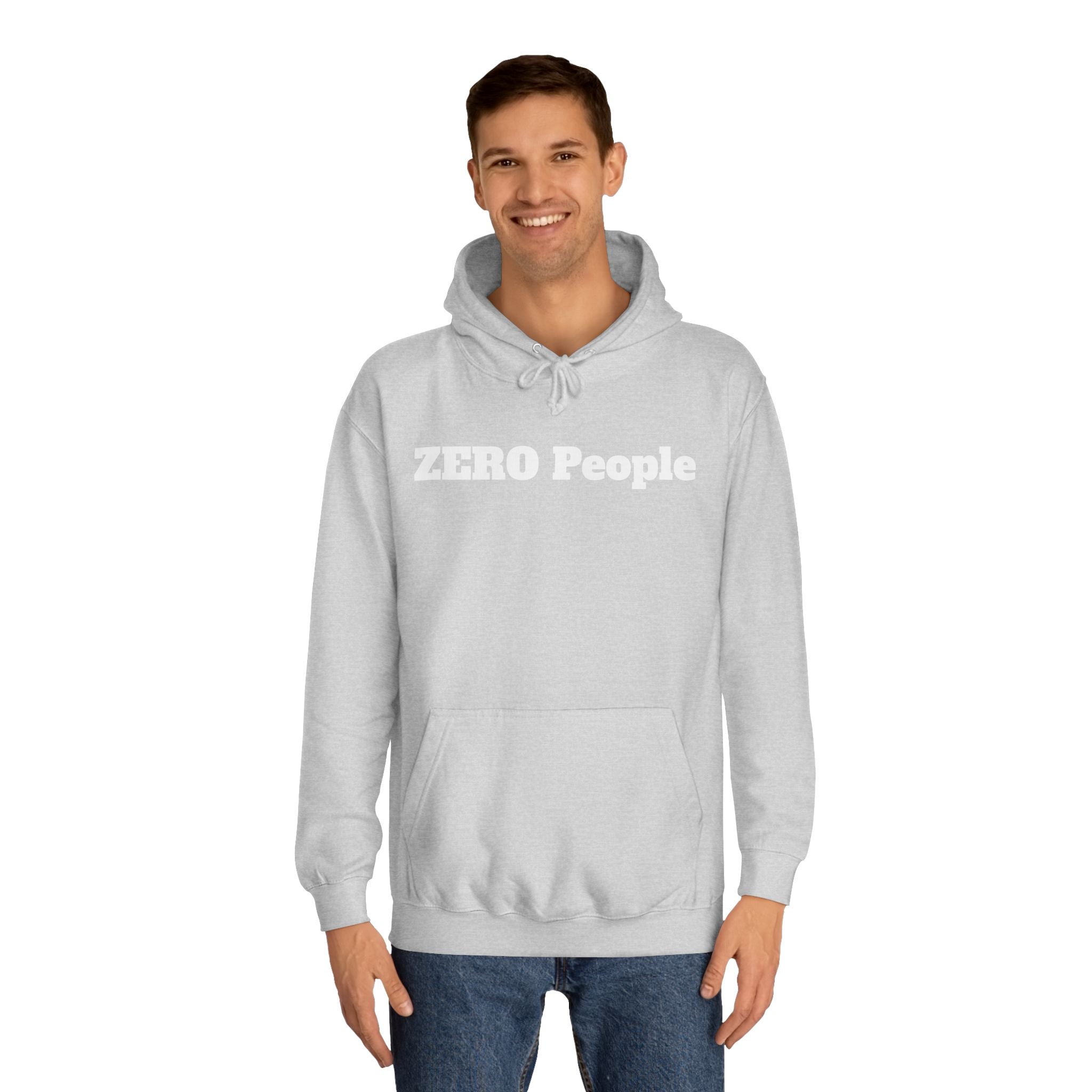 Copy of ZERO People Hoodie — Minimalist Statement Pullover