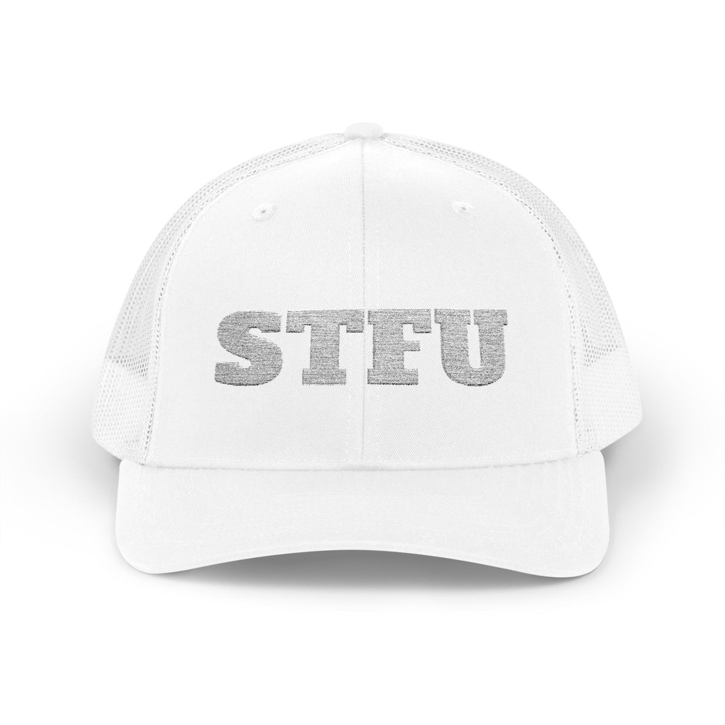STFU Trucker Cap — Embroidered Snapback Hat