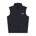 Men's Embroidered Soft Shell Vest - 'Dogs' Logo Lightweight Windproof Vest