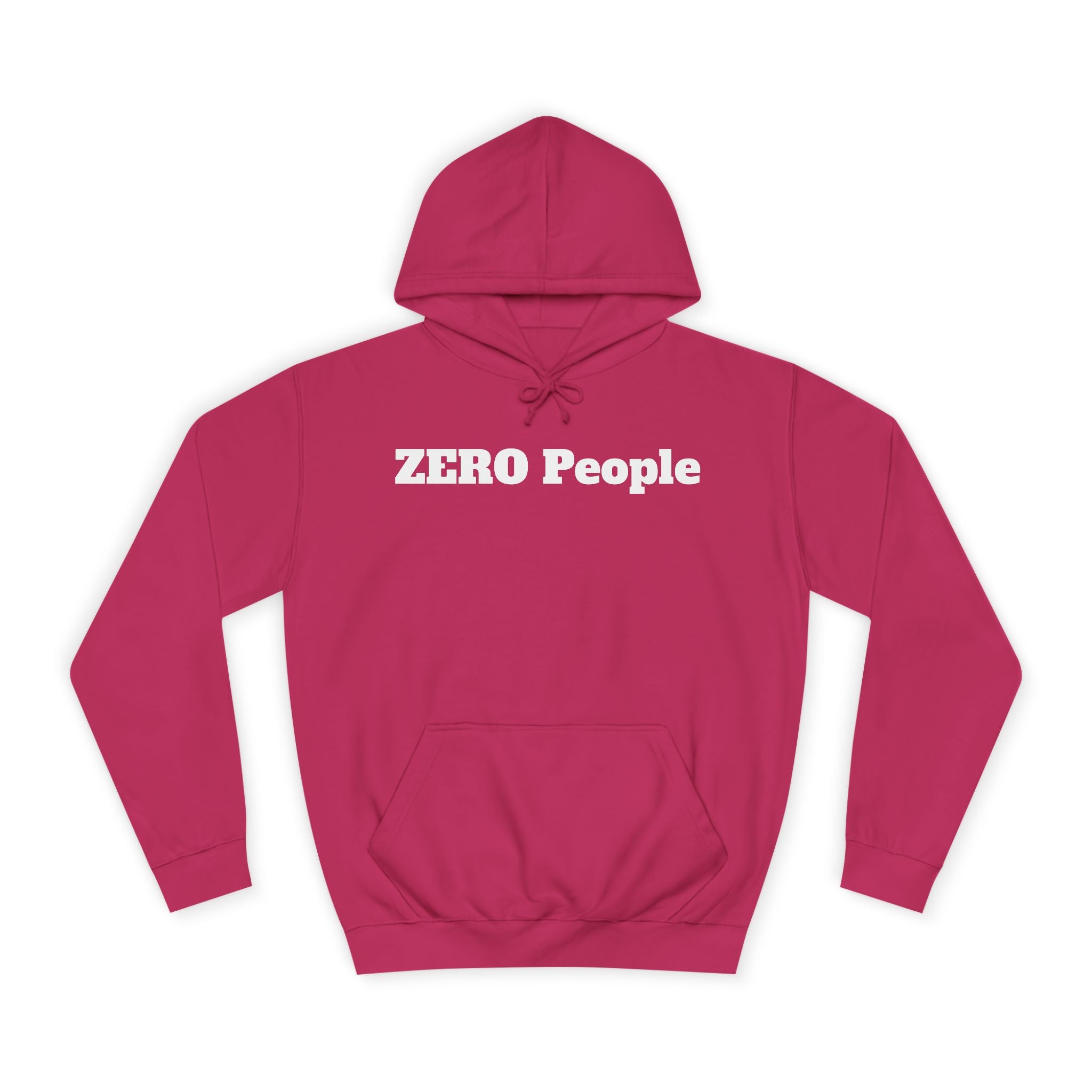 Copy of ZERO People Hoodie — Minimalist Statement Pullover